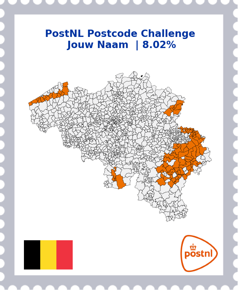 Updates in de PostNL Postcode Challenge: België, Provincies en Wandelkaart en nog veel meer!